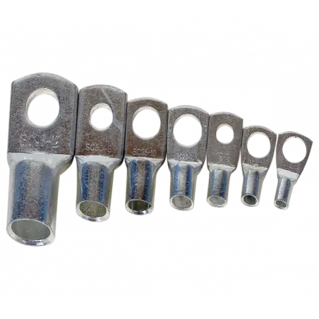 [COSSE130] Cosse tubulaire cuivre à sertir, section 35 mm², trou de 10