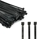 Colier colson Noir 500mmx3,8mm (Longueur=300mm;largueur=3,8mm)