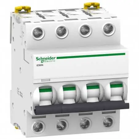 Disjoncteur tétrapolaire 4 poles 40 A 500Vac-courbeC
-pdc=16/25KA