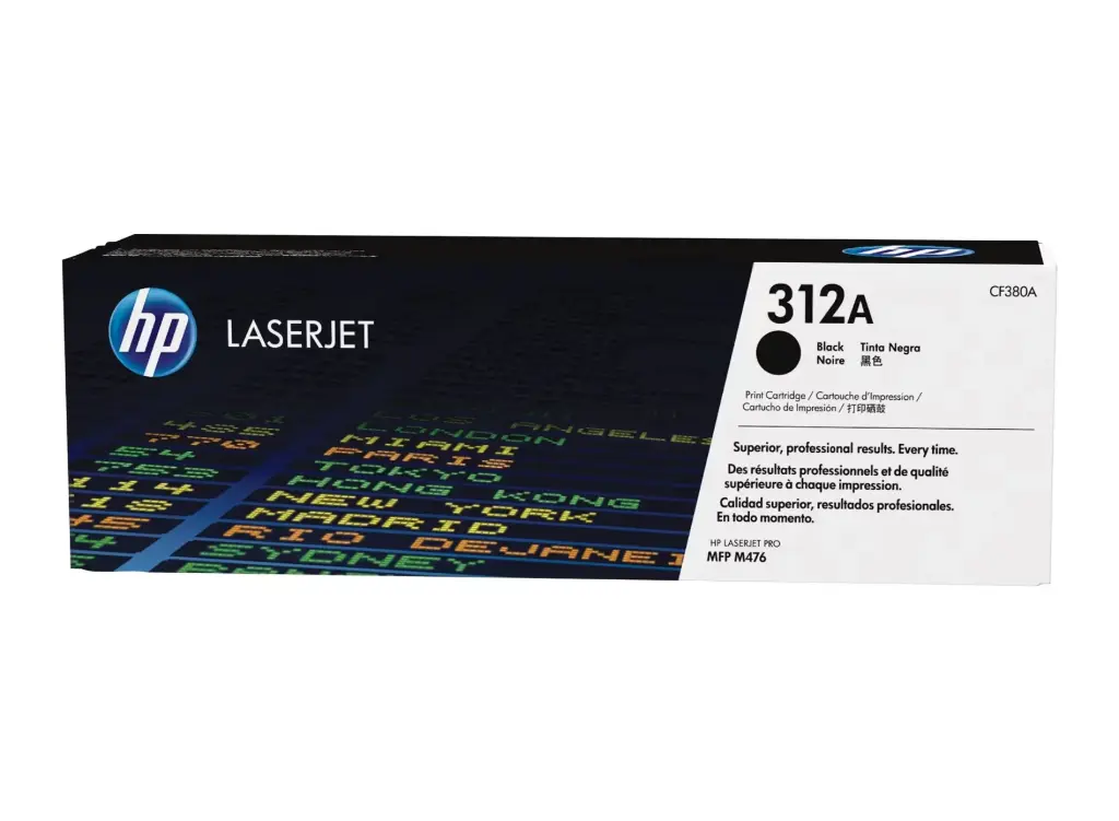 Cartouche de toner noir authentique HP LaserJet 312A