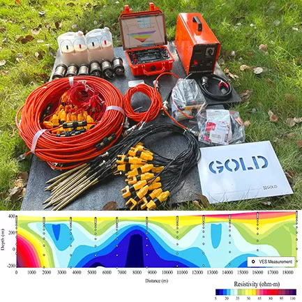  Equipement de tomographie de résistivité électrique multi-électrodes