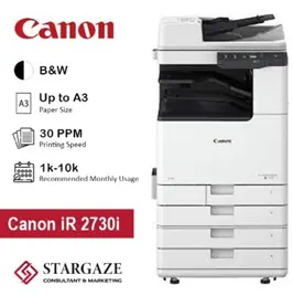 CANON IR 2730I AVEC TONER TOTER  SUPLIMENTRE C-EXV 63 ORIGINAL