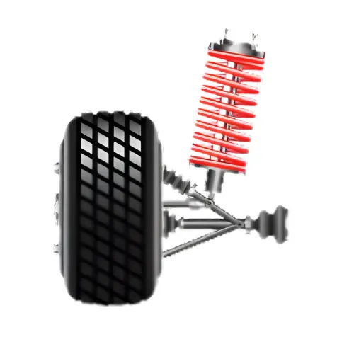 Suspension combinée filetée